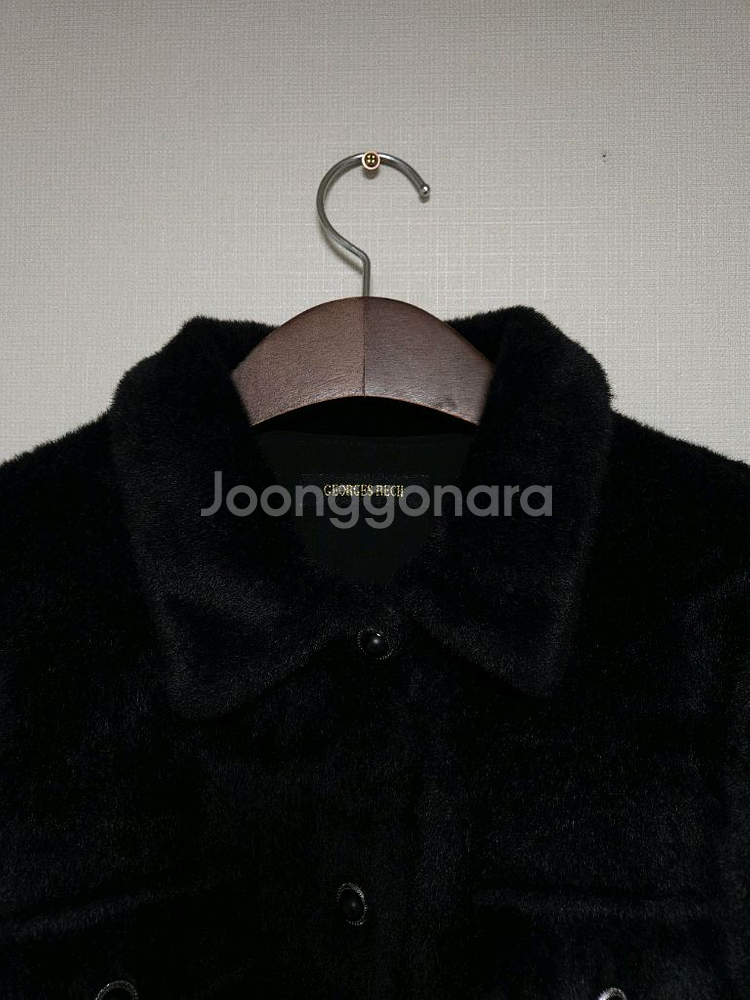 조르쥬레쉬 블랙 퍼 자켓 (90/S)--1