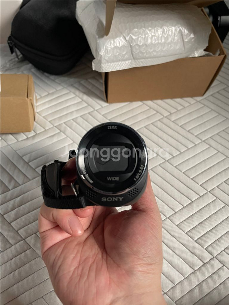 소니 cx405 캠코더--2