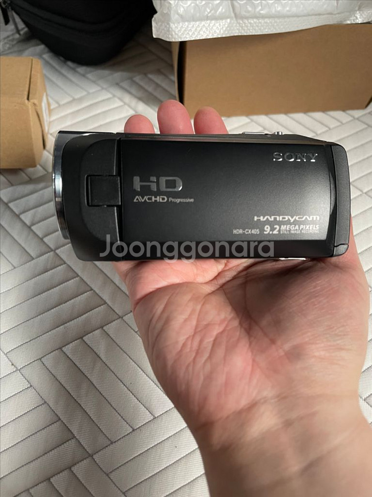 소니 cx405 캠코더--0