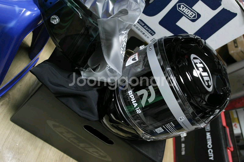 [신품] 홍진 알파12 유광 2XL -검정---5