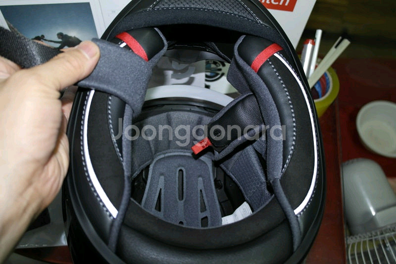 [신품] 홍진 알파12 유광 2XL -검정---6