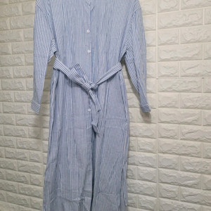 스트라이프 롱 원피스 새옷ㅡ66~77