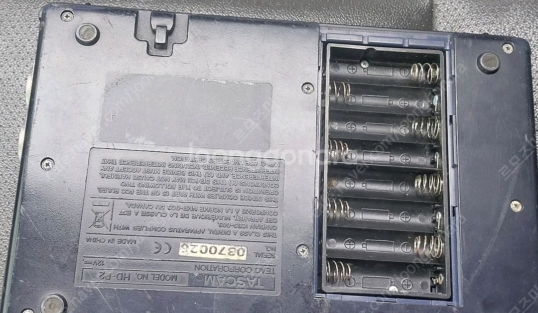 tascam hd-p2 녹음기 팝니다.--2