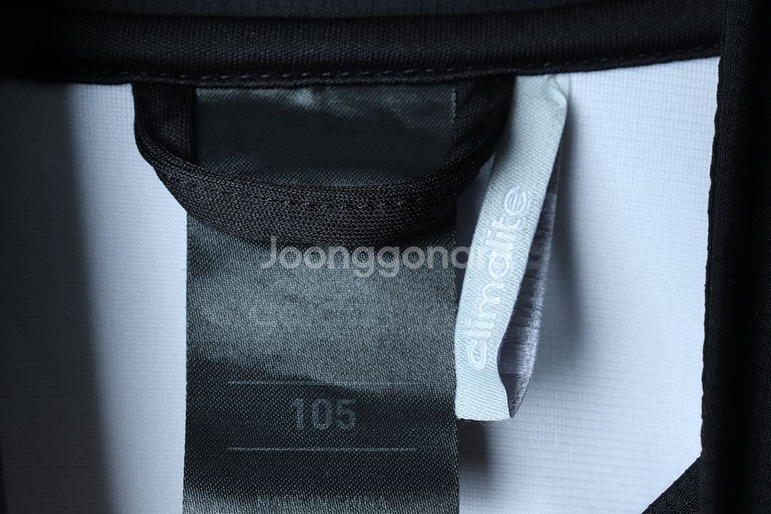 (XL) 아디다스 집업져지 트랙탑 검흰 올드스쿨--5