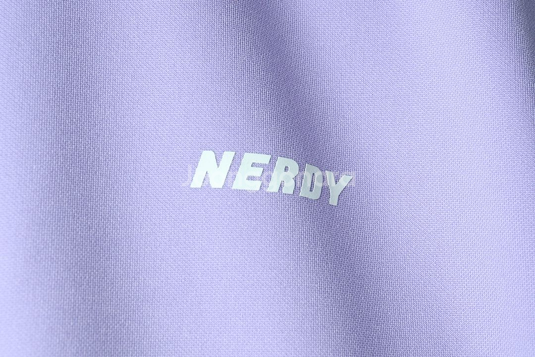 (XS) 널디 집업져지 트랙탑 오버핏 연보라 올드스쿨--4