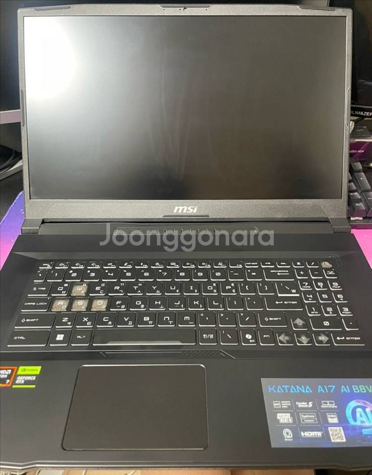 게이밍노트북 Sword GF76 A AI B8VF-R7--0