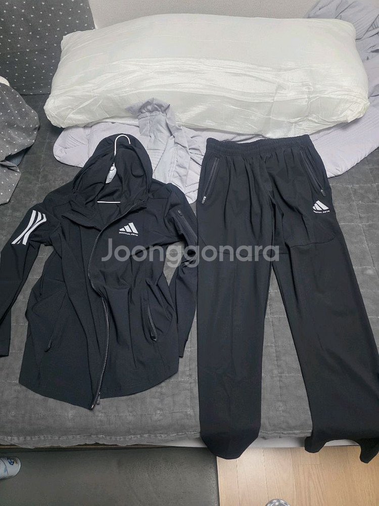 아디다스 컴뱃스포츠 마샬아츠 에어로쿨 후드집업 트레이닝--5