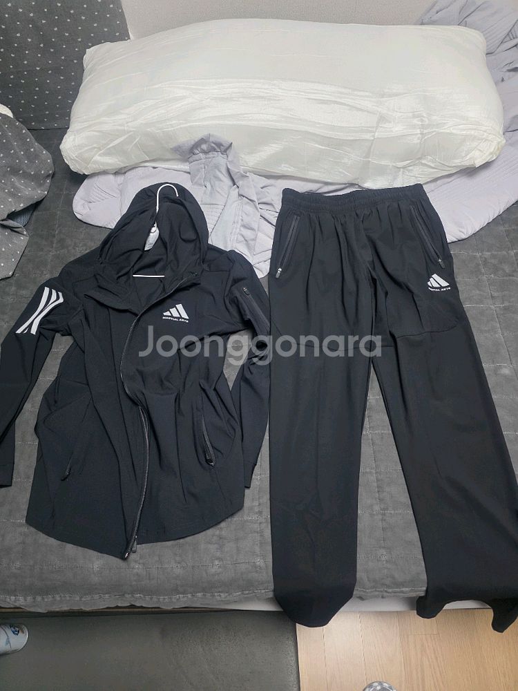 아디다스 컴뱃스포츠 마샬아츠 에어로쿨 후드집업 트레이닝--2