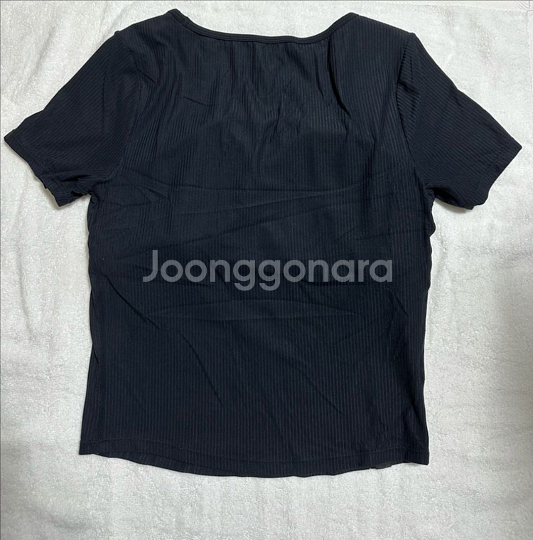젝시믹스 소프트 리브드 스퀘어넥 탑 블랙 XL--3