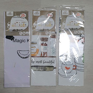 주방타일 오염방지 시트지 3장