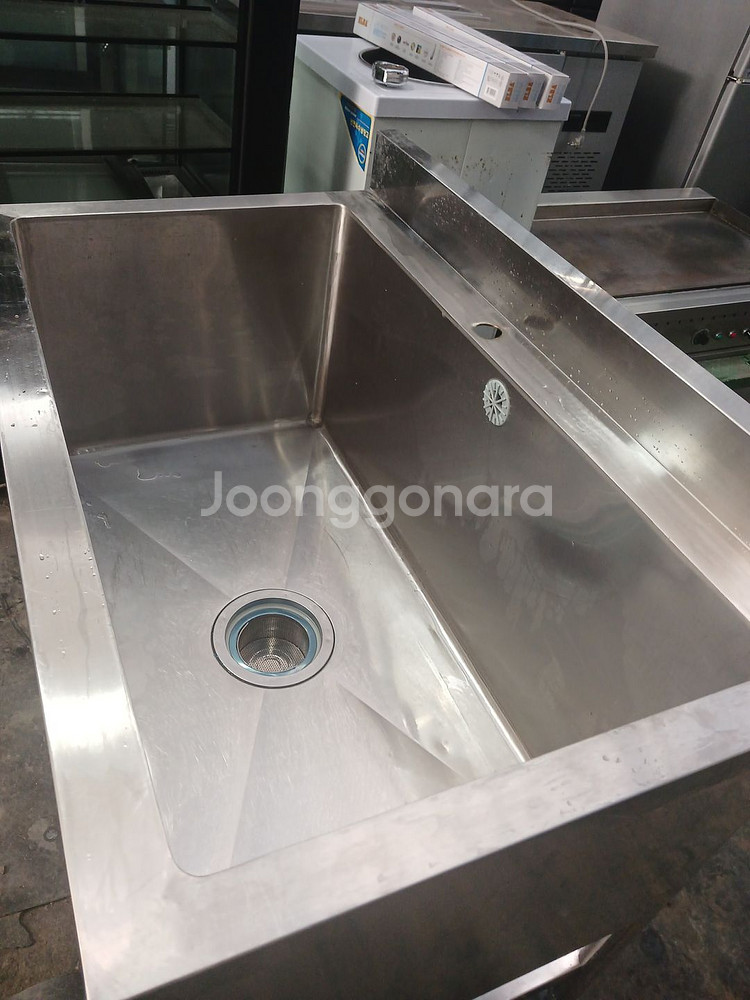 대형스텐작업대, 초음파식기세척기용 씽크대(족발씽크대)--3