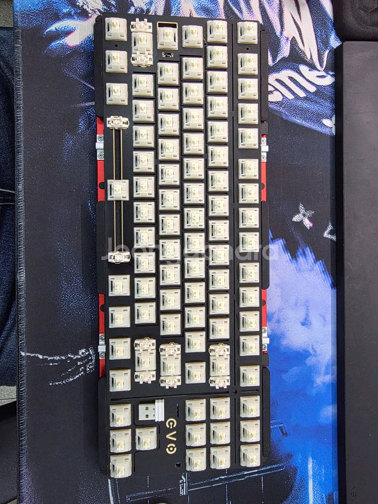 스웨그키 EVO80 커스텀 키보드 에보80 레드--2