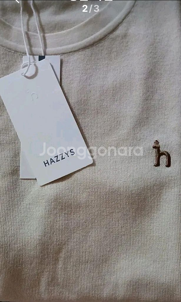 HAZZYS 헤지스 면혼방 니트 / 새상품--2