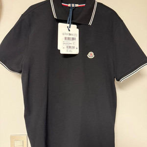 [L] 몽클레어 로고 폴로 셔츠 블랙