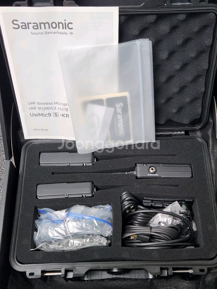 사라모닉 UwMic9s-KR Kit2 무선마이크 2채널--1