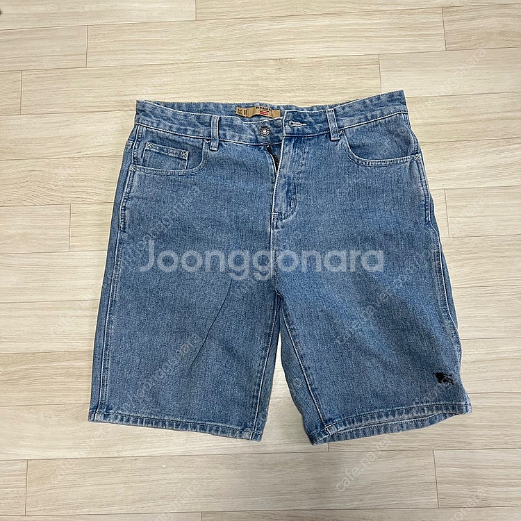 [빈티지]슈프림 버버리 데님 반바지 36--0