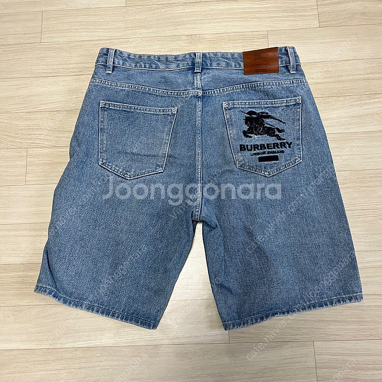 [빈티지]슈프림 버버리 데님 반바지 36--5
