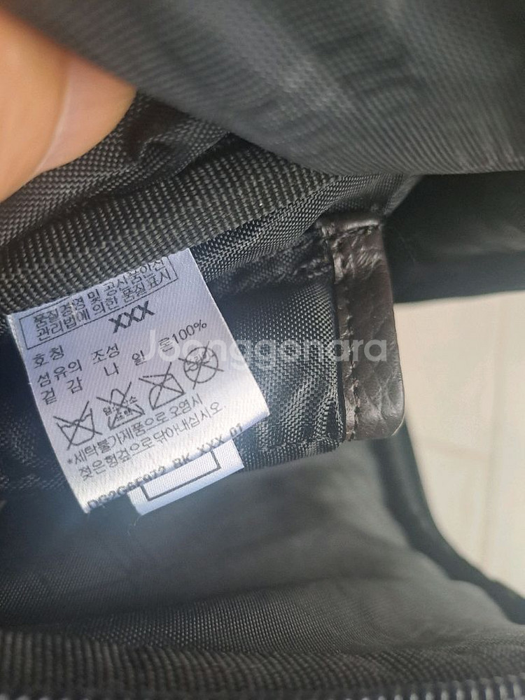 닥스 블랙 백팩--5