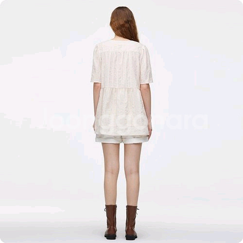 써스데이아일랜드 롱 블라우스--4