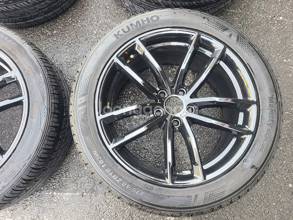 블랙 휠 G30 BMW 520D 662M 18인치 휠--3