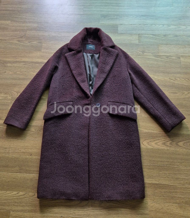 TAG 라마 울 코트 새상품수준--0