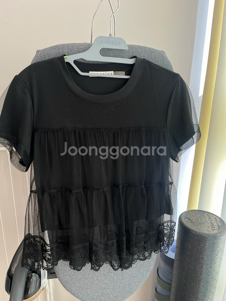 Alice+Olivia 레이스 티 XS--6