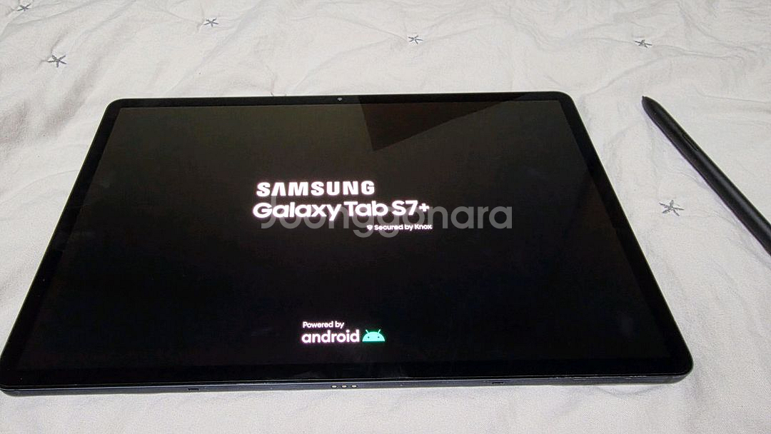 갤럭시 탭 S7+ 블랙 wifi 256g 12.4인치--2