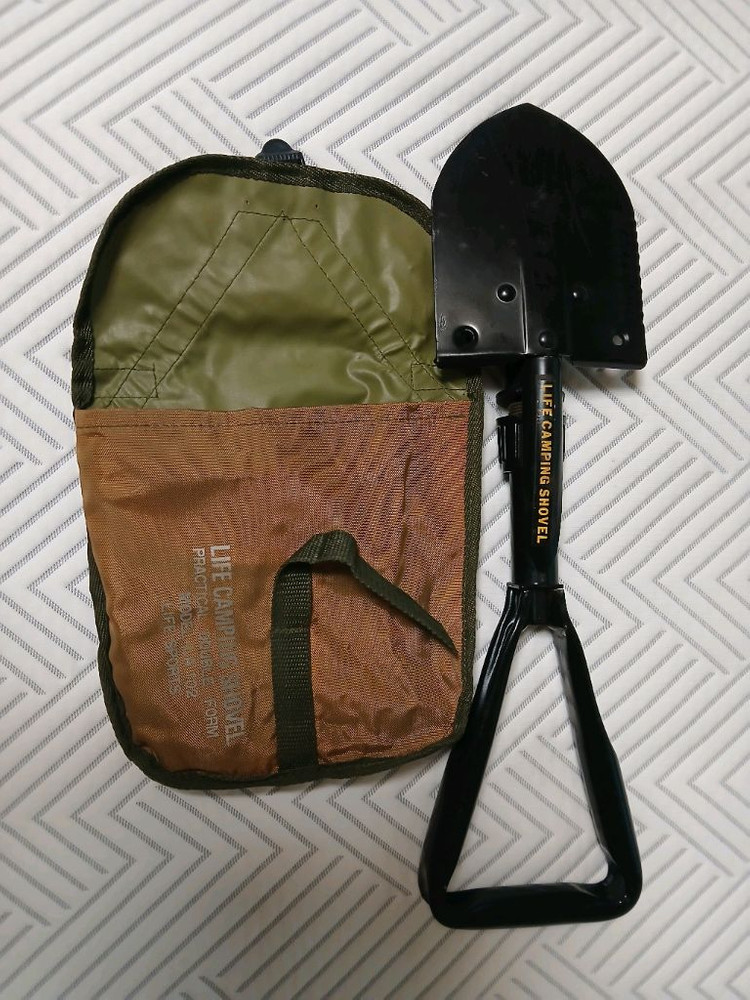 (골동품)휴대용3단 야전삽(DIGI LOCA 제품) 팝니다--5