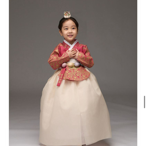 여아 궁중 당의 한복 7호