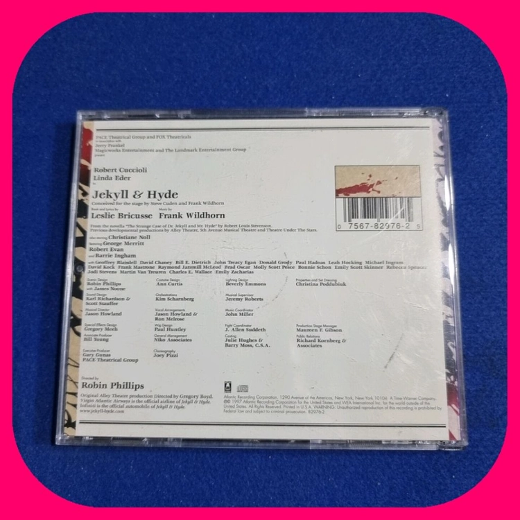 지킬앤하이드 CD 97년 미국초판 이미지