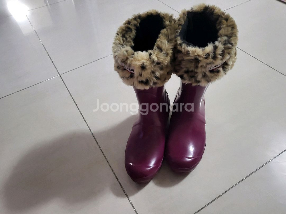 장화ㆍ풋워머ㅡ헌터부츠 여성 235ㅡ240사이즈 팔아요--0