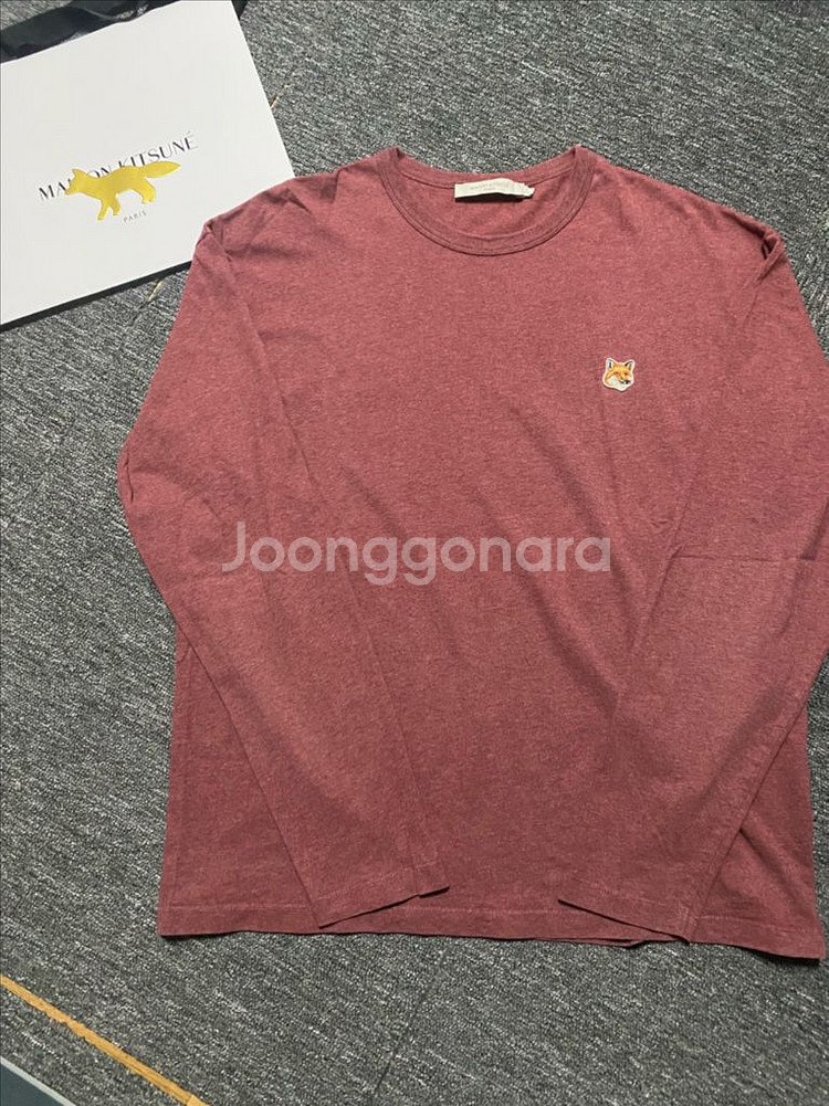 옷정리중] 정품 메종키츠네 더블폭스 폭스 긴팔 반팔--2