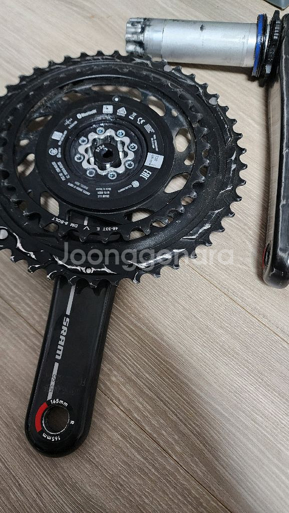 스램 레드e1 46-33 165mm파워미터 크랭크--1