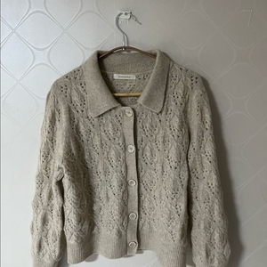 에버큐브 캐시미어 가디건니트