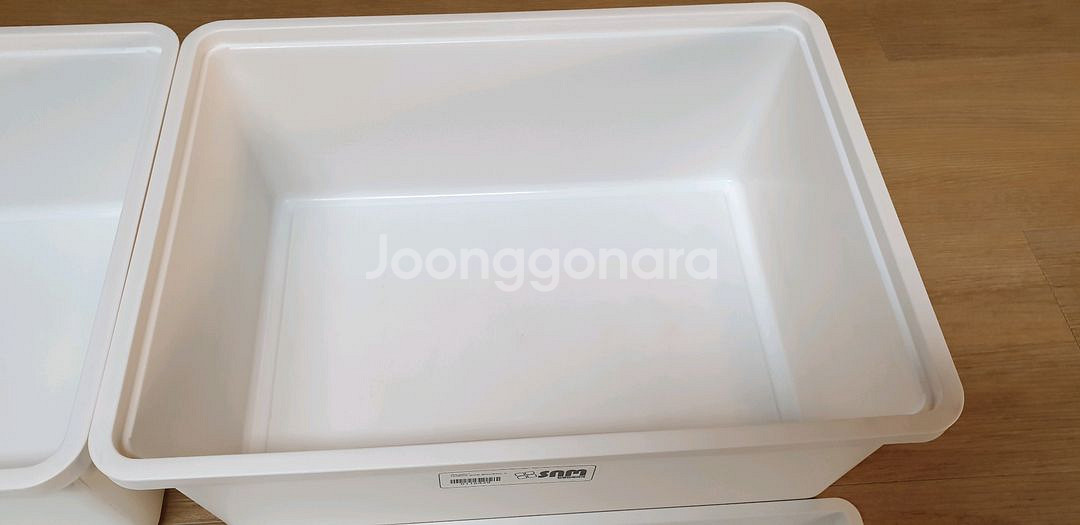 한샘 샘키즈 플라스틱 박스 소형 2개--5