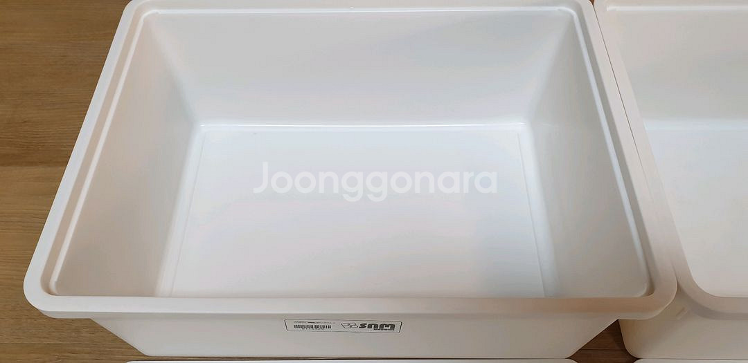 한샘 샘키즈 플라스틱 박스 소형 2개--4