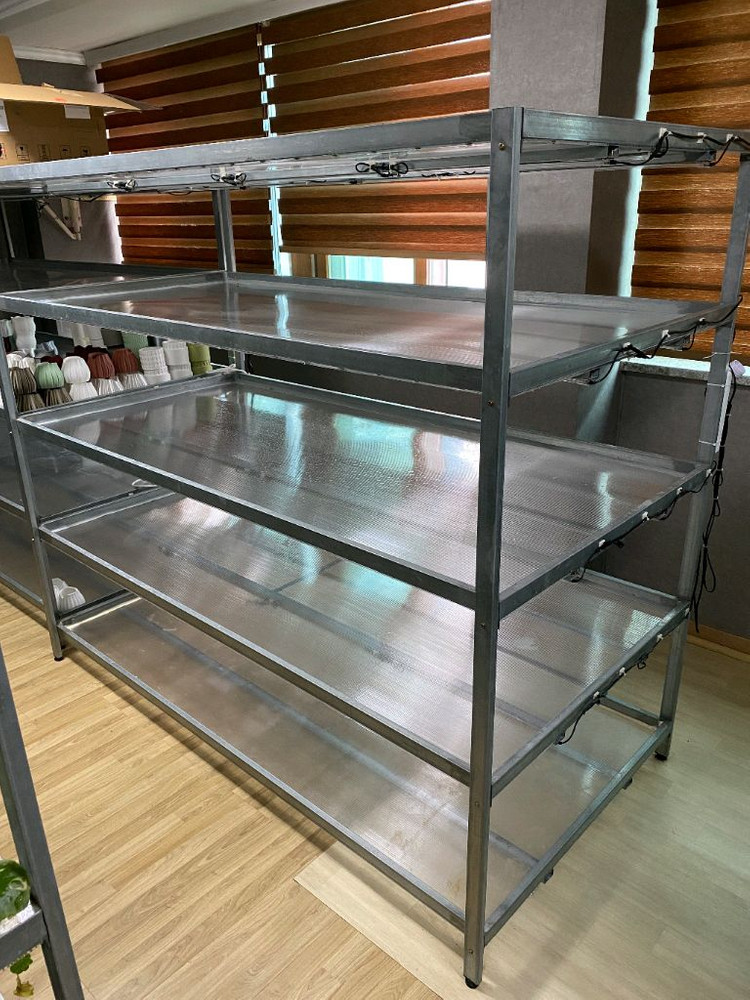 상품선반 ,화분진열대,테이블 방수,길이2미터폭1미터 이미지