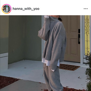 캘리에디 라나울니트팬츠셋업