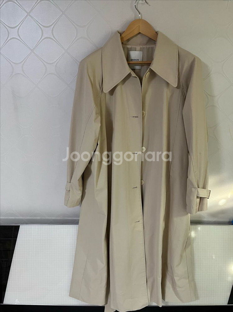 새상품) 브론즈 트렌치코트--0