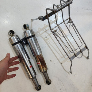 슈퍼커브 YSS쇼바 + 스텐 베트남케리