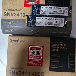 시놀로지 정품 SNV3410-400G 팝니다