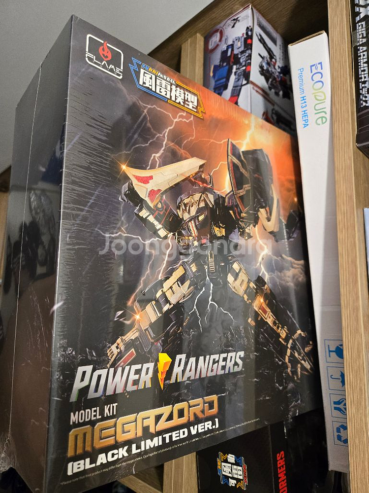 풍뢰모형 파워레인저 블랙 택포12만--0