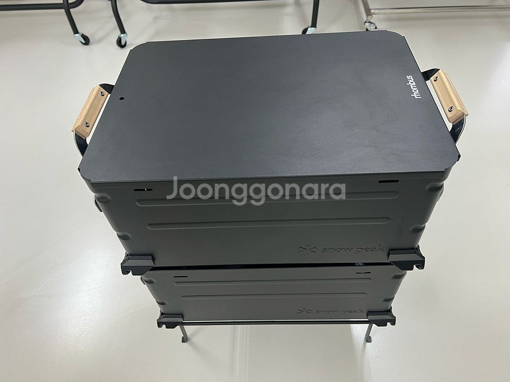 스노우피크 쉘프 컨테이너 25 블랙--0