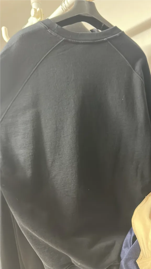 메종키츠네 블랙 맨투맨 xxl 새상품 이미지