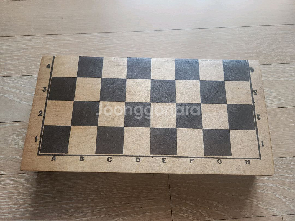 나무 원목 체스 접이식 체스판--2
