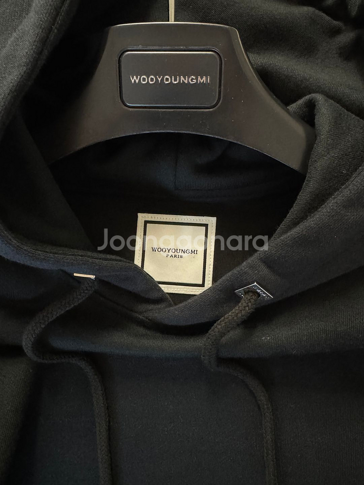 [새제품] 우영미 23fw 깃털 백로고후드 48--3