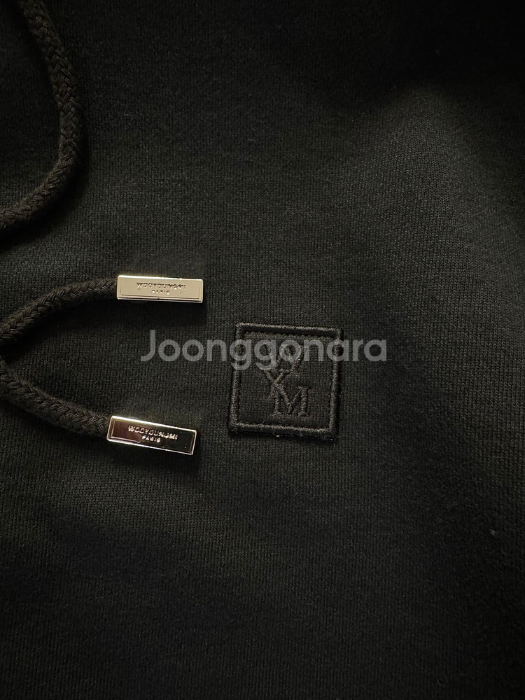 [새제품] 우영미 23fw 깃털 백로고후드 48--5