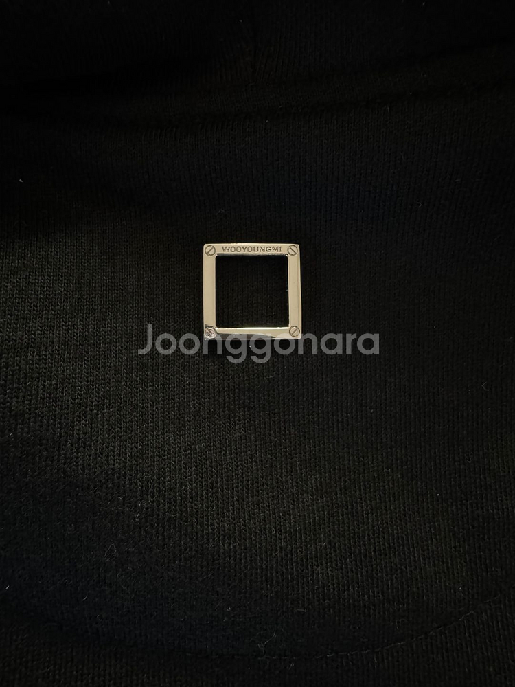 [새제품] 우영미 23fw 깃털 백로고후드 48--8