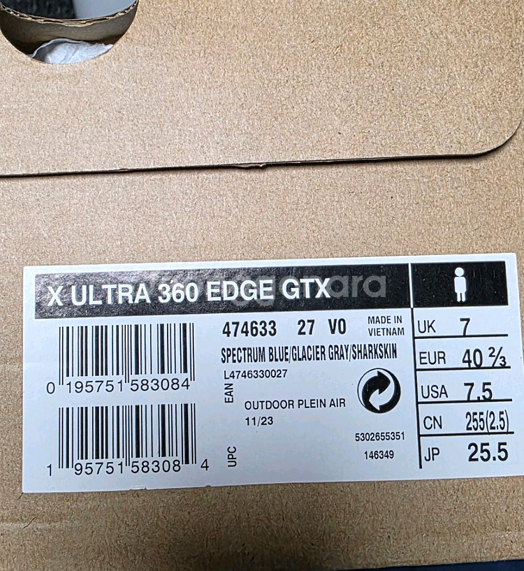 살로몬 x ultra 360 edge gtx팝니다--0