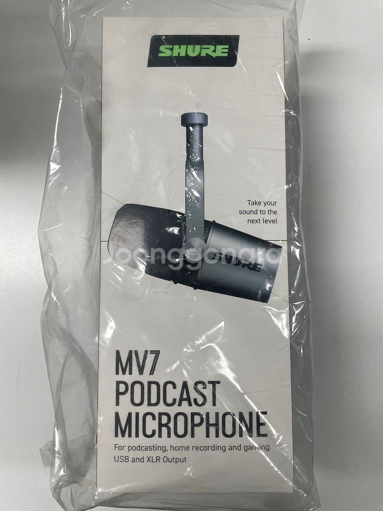 SHURE MV7 실버 슈어 마이크--0